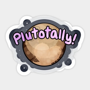 Plutotally Sticker